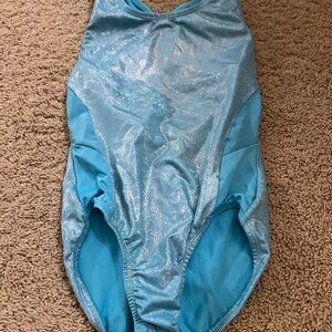 Target Shimmering Blue Kids Swimsuit